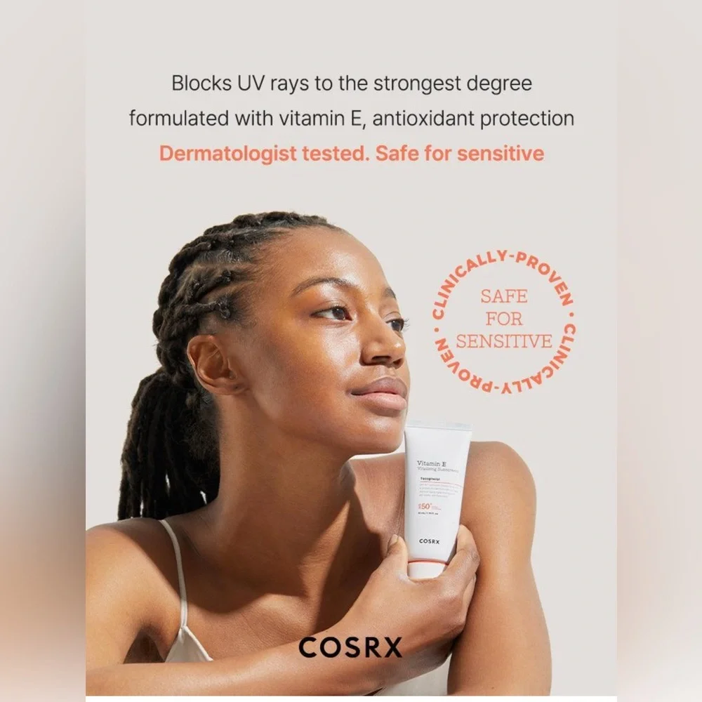 COSRX | Vitamin E Vitalizing Sunscreen | SPF 50 | Tacopherol | NiB 50 mL 2 Boxes - Picture 5 of 16